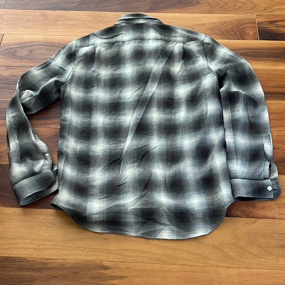 Vince Ocean View Plaid Shirt - Picture 7 of 7